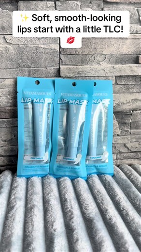 Vitamasques Coconut Day & Night Lip Mask | Skincare meets Lip care with Aloe Vera, Hyaluronic Acid, Jojoba Oil Moisturizer making lips Glossy while Hydrating | Made in Korea, Vegan-friendly & Cruelty-free Moisture Shea #tiktokmadebuythis #Foryoudays #lipmask #lip #skincare