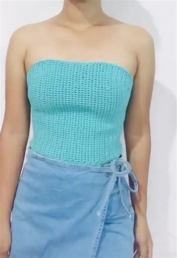 Crochet Tube Top Pattern PDF – Summer Strapless Crop Top Crochet Pattern, Beginner Friendly Women’s Top, Boho Festival Top PDF Download - Etsy