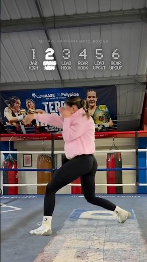Terri Harper UNCORKS Fast Punches whilst Shadowboxing
