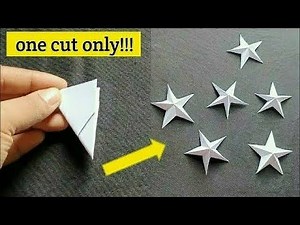 DIY Paper Star making with paper / DIY paper star/ Paper craft ideas