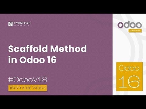 Scaffold Method in Odoo 16 | Odoo 16 Development Tutorial | Odoo 16 Videos