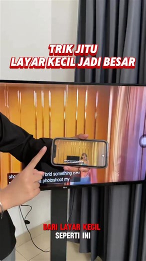 Tianhe technology on Instagram: "Trik jitu cara nampilin layar HP ke layar besar dalam sekali colok #wireless #adapter #display #racunshopee #racuntiktok"
