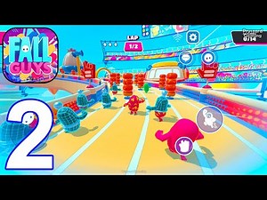 Fall Guys Mobile - Gameplay Walkthrough Part 2 Knockout & Finals Marathon (iOS, Android Gameplay)