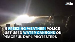 166K views · 2.9K reactions | Police in riot gear used water cannons against peaceful Dakota Pipeline protesters even though the temperature dropped down to the 20s. | Mic | Facebook