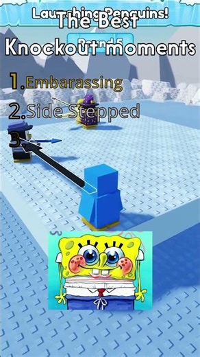 ROBLOX KNOCKOUT FUNNIEST MOMENTS 🐧 #roblox #knockout #games