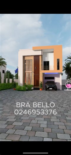 Proflie setting of the 3 bedrooms 4 units I’m building for my client at Cape Coast done, it was late but was worth it #fyp #architecture #construction #realestate #design #viralreelsシ #inspiration | Bra Bello Architectural and 3d Designs
