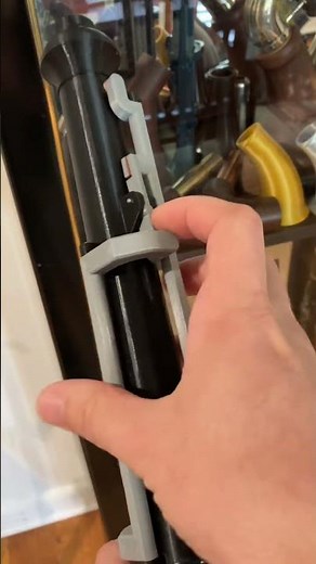 3D printed bass oboe key work: Octave key