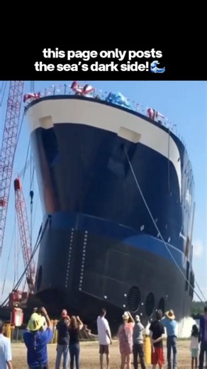 Sea of Slumber - Dark Ocean Mysteries on Instagram: "🚢🌊 Colossal Launches & Close Calls — When Giants Meet the Sea ⚠️ This is not a celebration — it’s controlled chaos. Watch ten massive ship launches that should have gone smooth… but the ocean had other plans. 💥 Hull Meets Water: The thunderous splash that can buckle scaffolding and send shockwaves across the dock 🌊 Unexpected Waves: Wake collisions tossing support boats like toys ⚓ Launch Fails: Cranes, tethers, and timing all tested to th