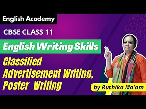 CBSE Class 11 English Classified Advertisement Writing and Poster Writing