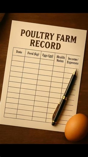 PRINTABLE RECORD-KEEPING SHEET: THE FARMER’S SECRET TO STAYING ORGANISED 📋🐓 Let’s be honest—if you’re not tracking your poultry farm properly, you’re just guessing. And in business, guessing is expensive. That’s why every serious poultry farmer needs a record-keeping sheet. This is not just paper—it’s your farm’s brain. It helps you know: How much feed you used this week How many eggs your birds laid Which birds got sick and what treatment they received How much money came in and went out When