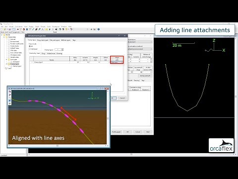 Introduction to OrcaFlex 10: adding line attachments