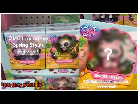 Littlest Pet Shop Spring Stylers! Unboxing Full Set!