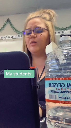 When you try to remind students to keep water away from the computer.. #fyp #foryou #teacher #tiktokteacher #teachersoftiktok #MMMDrop #snackbreak