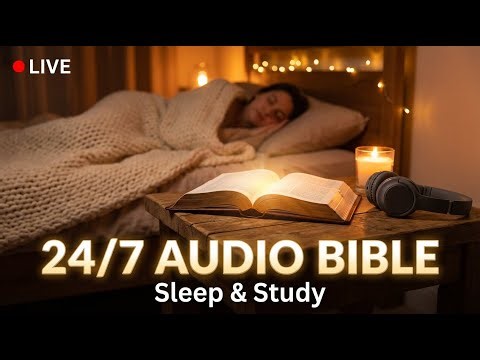 🔴 24/7 LIVE: Holy Bible Audio | KJV / NIV | Relaxing Scripture for Sleep & Study 🙏