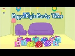 Peppa Pig Party Time Mini Games Musical Chairs, Pass the Parcel, Pinata
