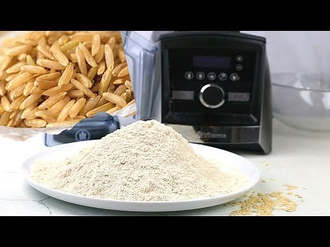Brown rice flour || How to process brown rice flour
