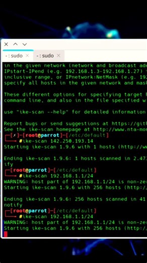 ike scan | IKE-Scan Tutorial in Parrot OS | How to Scan VPN Servers using IKE-Scan