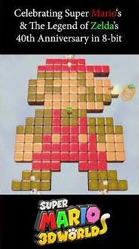 8-Bit Mario & Link in Super Mario 3D World