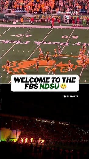 Welcome to the FBS, North Dakota State! 🔥 #NSDU #FBS