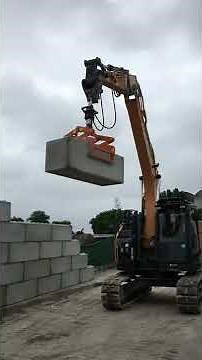 Montage rapide d'un mur en blocs béton Lego