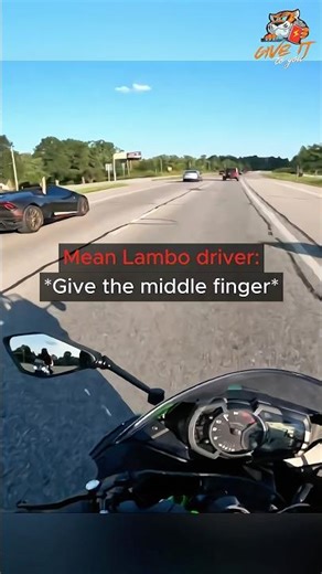 Lambo Driver Flips Off Bikers Then Regrets It 🤯
