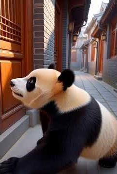 Panda Lost in Hutong Everything Looks the Same Funny China Street Moment | Nebula Shots