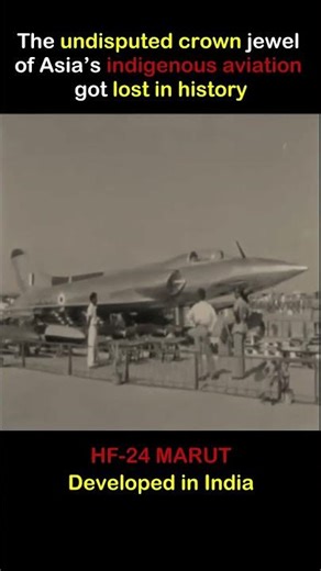 HAL Marut – India’s First Indigenous Fighter Jet 🇮🇳✈️ #history #historyfacts