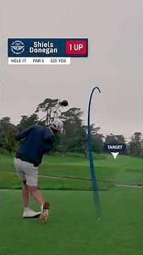 The final three holes between Niall Shiels Donegan and No. 1 seed Preston Stout in the Round of 16 🍿