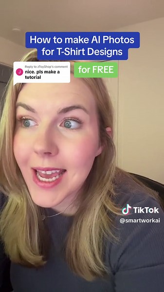 Replying to @zToyShop How to make AI photos for beautifully designed tshirts with text using ideogram — for free!#aigenerated #aihowto #aiimagetutorial #aitutorial #ideogram #aitools