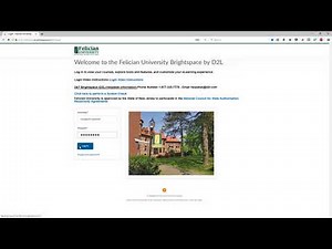 D2L Login Instructions