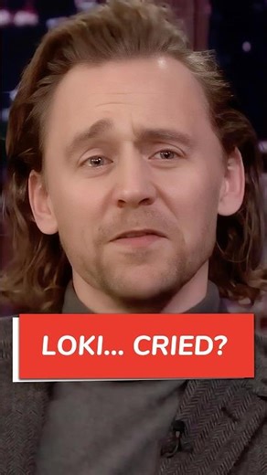 Tom Hiddleston Cried— But Why?