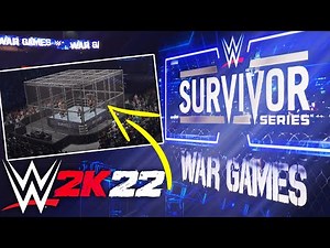 WWE 2K22: How I Created WAR GAMES! (sort of)