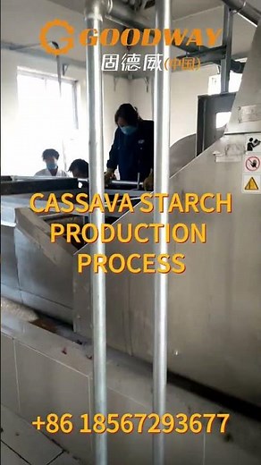 On-site Cassava starch production process Cassava starch processing machines