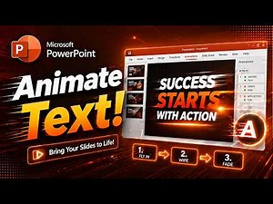 How to Animate Text in PowerPoint | Text Animation Tutorial
