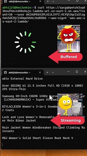 Demo: AWS Lambda's New Feature - Response Streaming