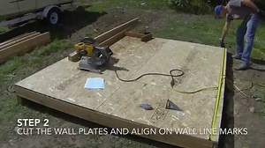 How to Frame a Shed | Building the Shed Walls