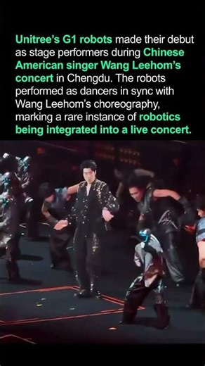 Robots are everywhere in China, even dancing live on stage in concerts.