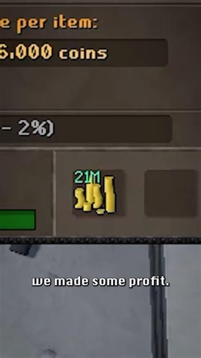 Making Money Flipping on OSRS 🤑⚔️🤯 #osrs #oldschoolrunescape #gaming