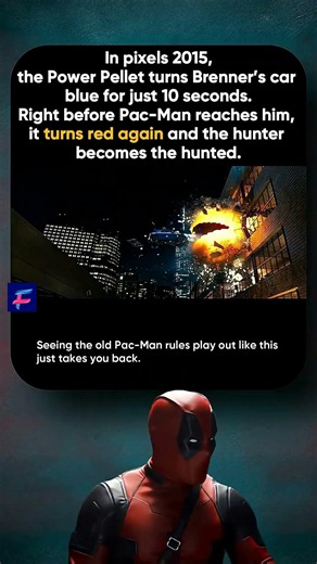 Did you notice this Pac-Man detail in Pixels? #pixels #easteregg #gaming