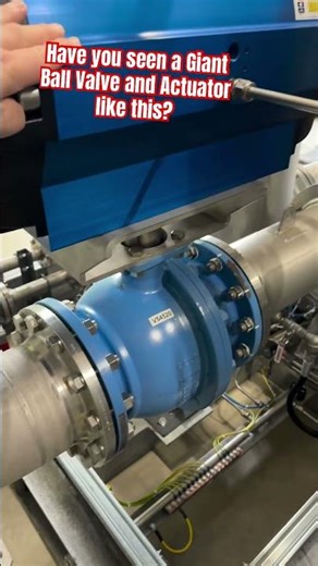 Have you ever seen a giant Ball Valve and Actuator like this?