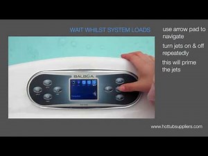 Priming on the BP Balboa System Tutorial by Hot Tub Suppliers