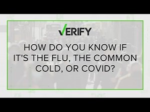 How to tell the difference between the flu, COVID and the common cold