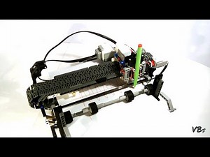 Lego Mindstorms EV3 plotter 2.0 printer