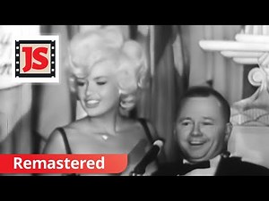 Jayne Mansfield and Mickey Rooney Speech at the Golden Globes (1961), Remastered by SabuCat