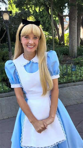 Alice Says Hello at Disneyland! Alice in Wonderland