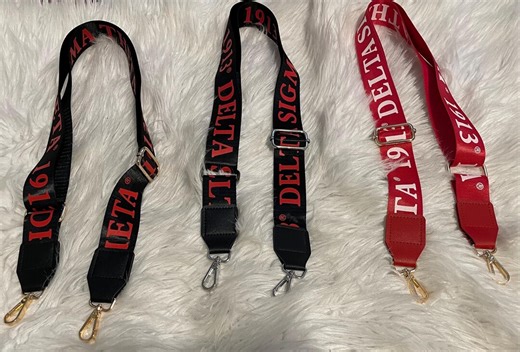 Delta Sigma Theta Adjustable Purse Strap - Etsy