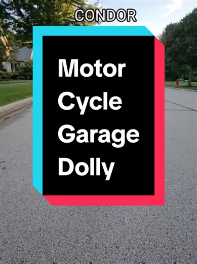 CONDOR Garage Dolly works on Every Motorcycle #motorcycle #bikelife #fyp