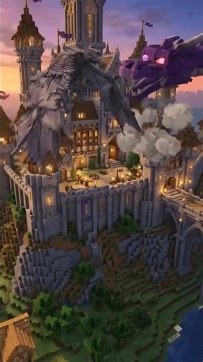 minecraft dragon versus kite #shortvideo