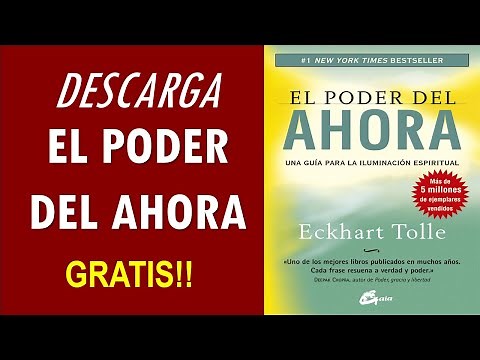 🤓📚🔥El Poder Del Ahora | Descarga el Libro en PDF GRATIS!! | Eckart Tolle