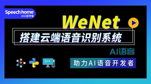 【实操】使用wenet搭建云端语音识别系统